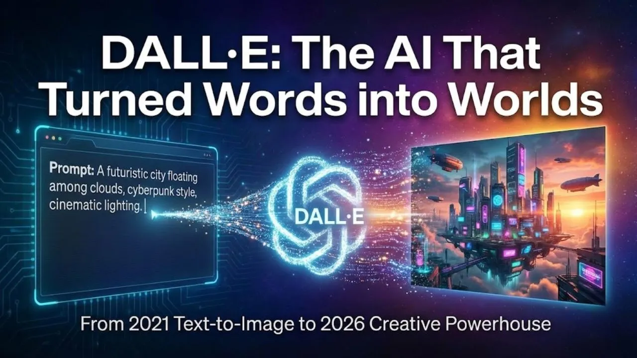 DALL·E by OpenAI generating creative and realistic images from text prompts using advanced generative AI technology in 2026