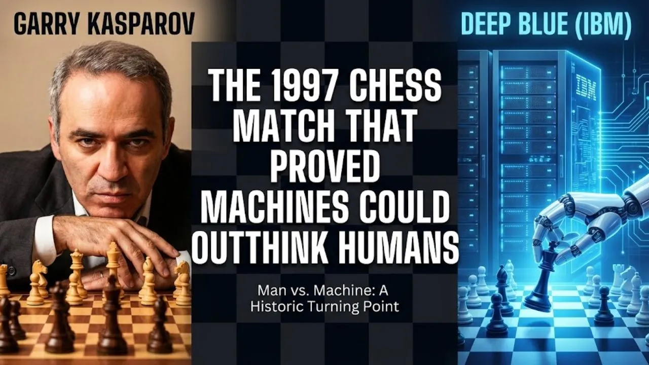 deep blue supercomputer garry kasparov 1997 chess match ai victory