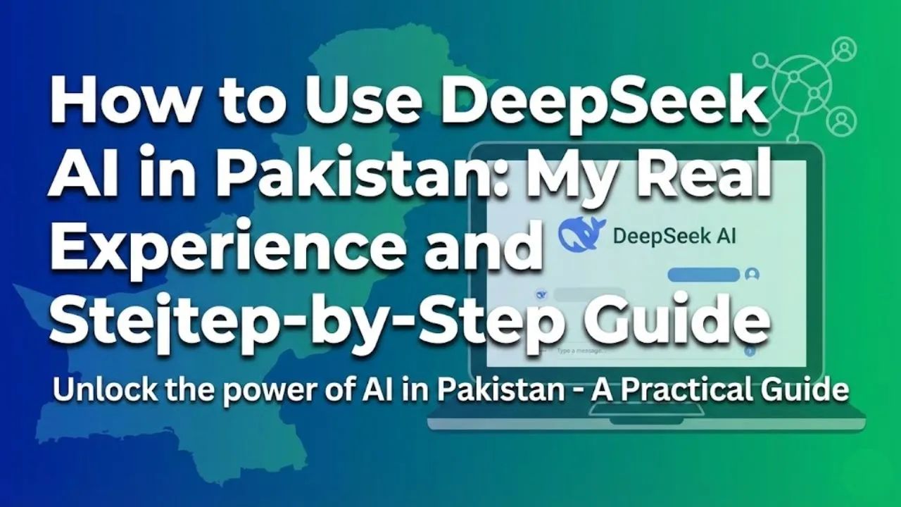 Complete guide on how to use DeepSeek AI in Pakistan for content writing, coding, and AI tasks