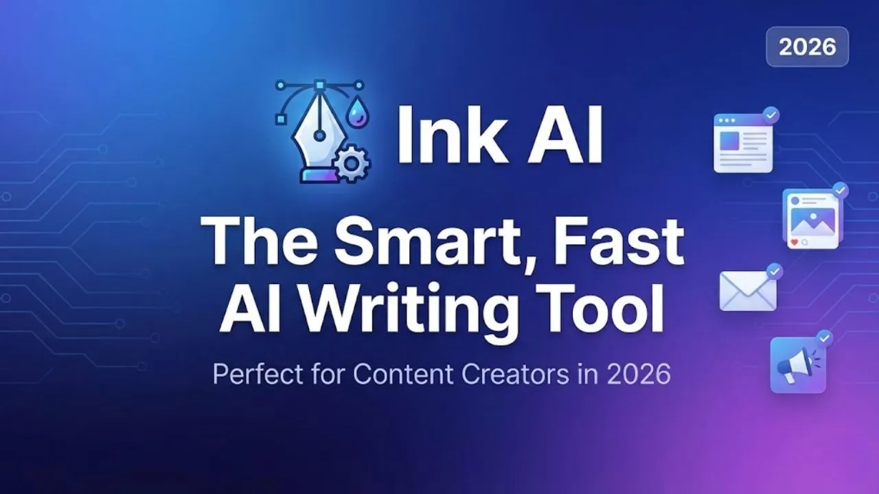 Ink AI fast smart writing tool for bloggers marketers social media newsletters e-commerce and content creators in 2026