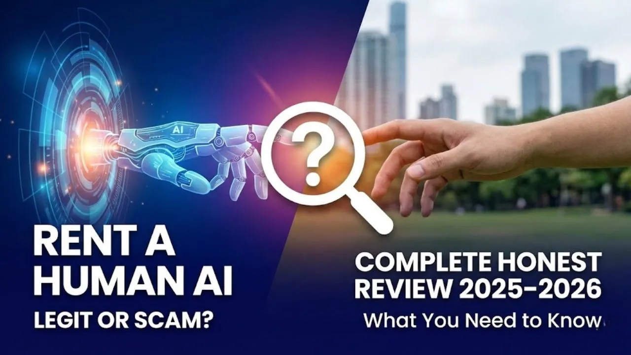 Rent Human AI platform showing AI agent hiring human for real-world tasks, review of legitimacy and scam potential 2026