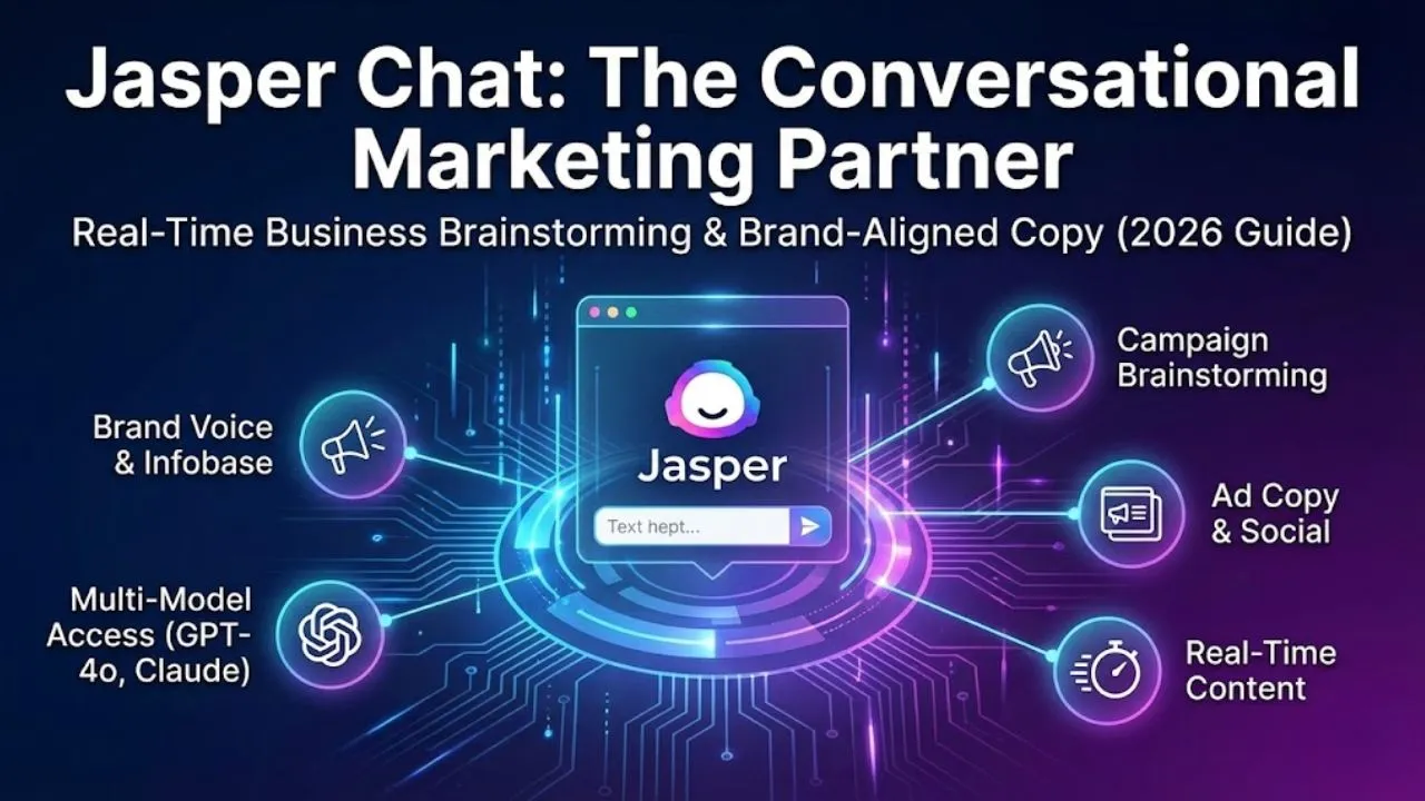 Jasper Chat marketing AI assistant for real-time copywriting and brand voice in 2026